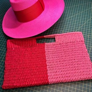 Artesano - Handmade Toquilla Straw “Grenada” clutch/bag